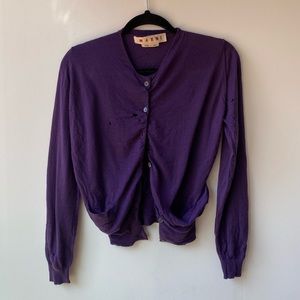 Marni Purple Cardigan